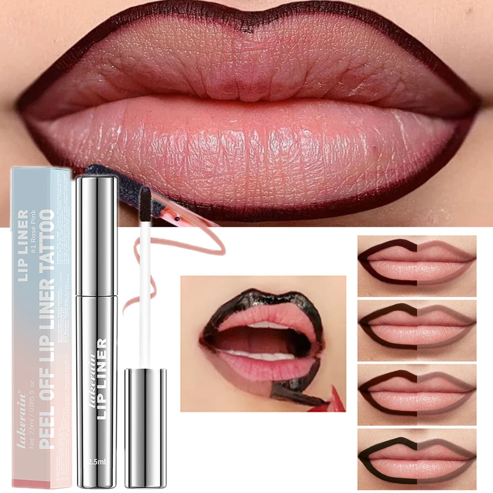 Lip Liner Tattoo Peel-Off - Contour Lèvres Longue Tenue