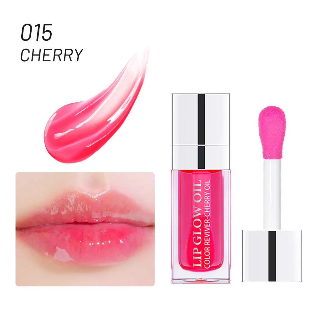 Lip Oil Teinté Hydratant – Lèvres Pulpeuses & Glossy