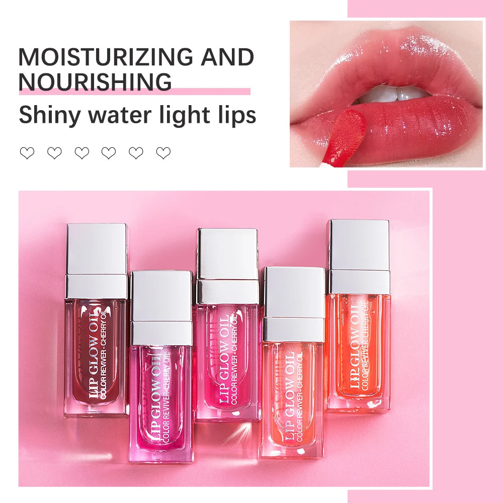 Lip Oil Teinté Hydratant – Lèvres Pulpeuses & Glossy