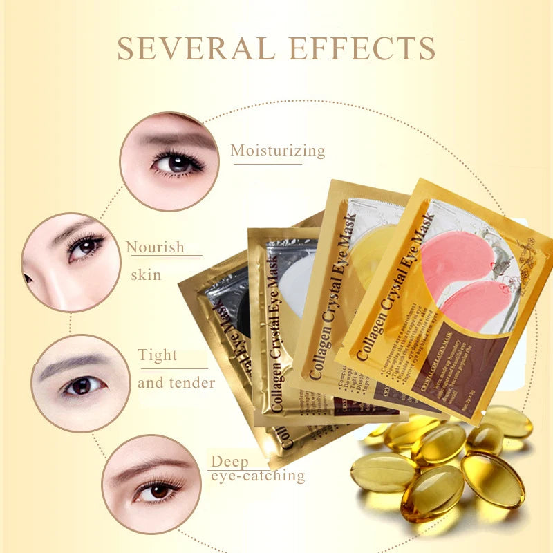 Patchs Yeux Collagène Or 24K – Anti-Cernes & Anti-Poches