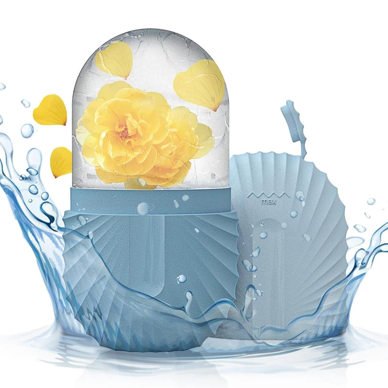 Moule à Glace Massage Visage – Anti-Poches & Resserre les Pores