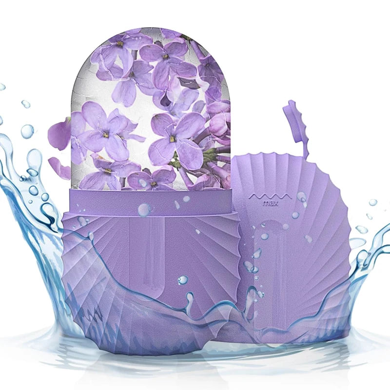 Moule à Glace Massage Visage – Anti-Poches & Resserre les Pores