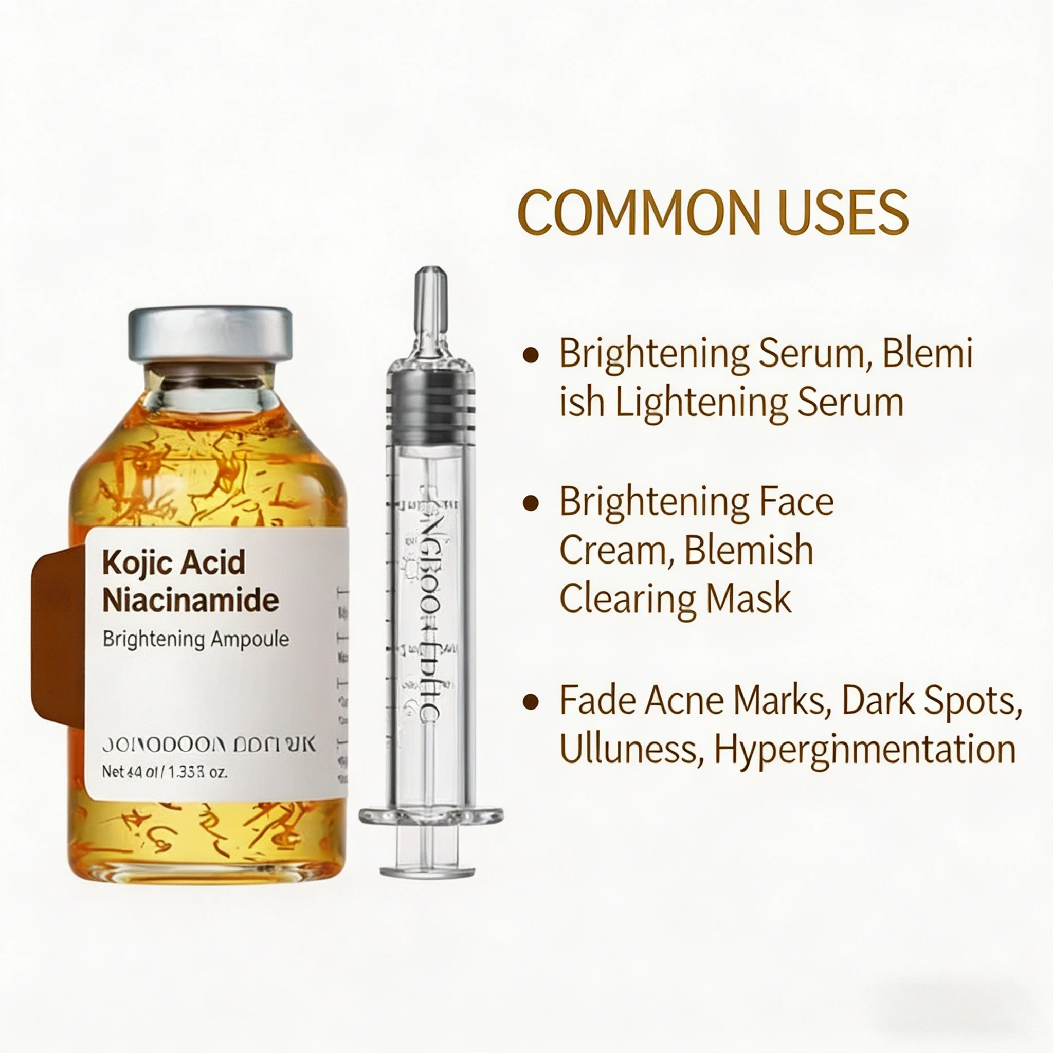Sérum Éclaircissant Acide Kojique & Niacinamide - Anti-Taches
