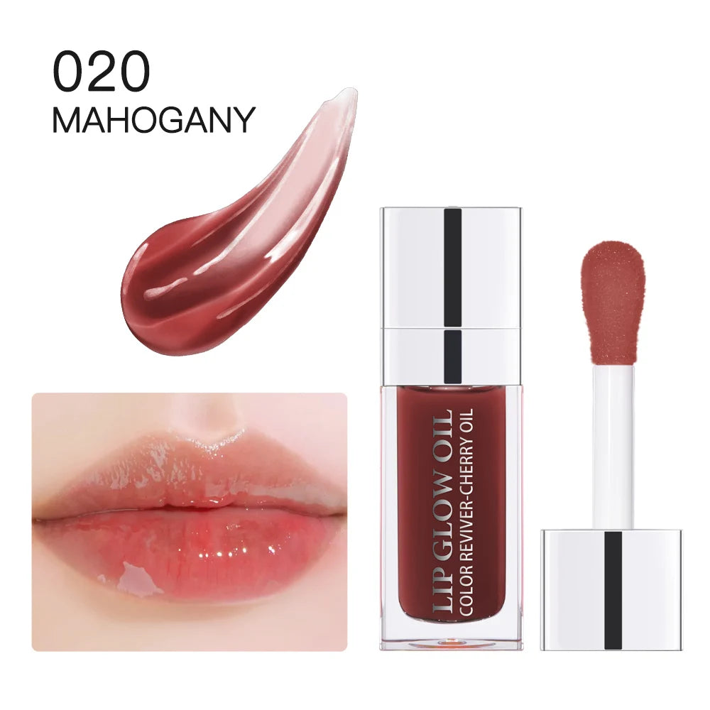 Lip Oil Teinté Hydratant – Lèvres Pulpeuses & Glossy