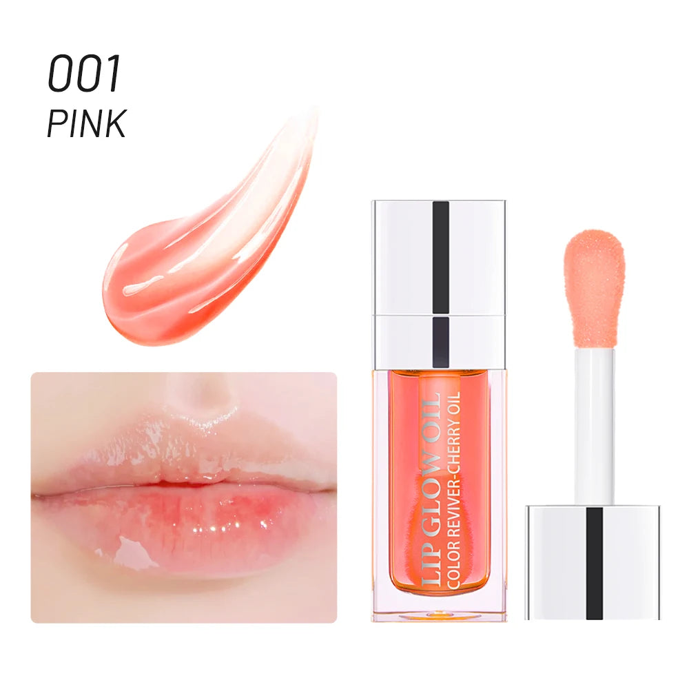 Lip Oil Teinté Hydratant – Lèvres Pulpeuses & Glossy