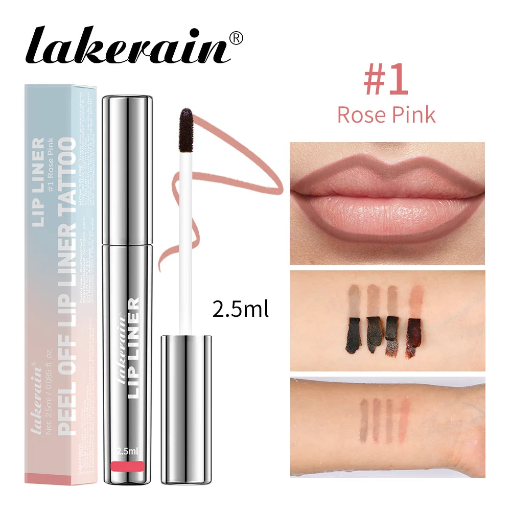 Lip Liner Tattoo Peel-Off - Contour Lèvres Longue Tenue