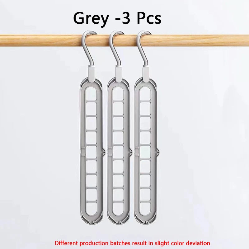 Cintre 9-en-1 – Gain de Place | Organisateur de Dressing Pliable